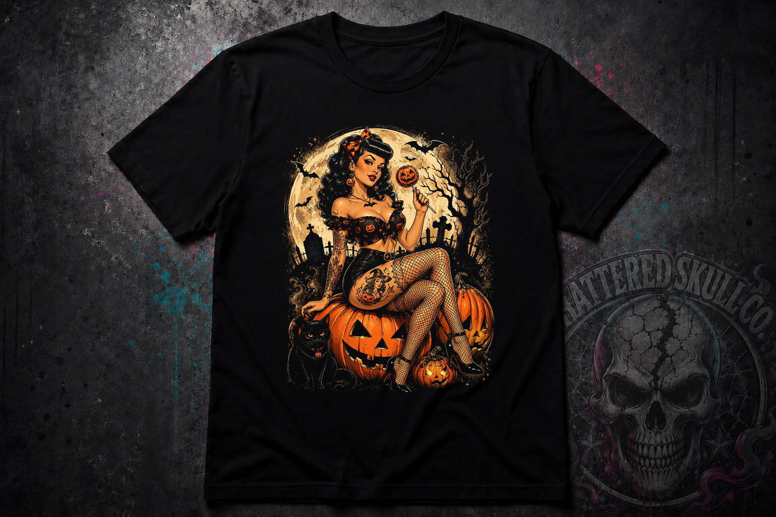 Halloween Pin Up